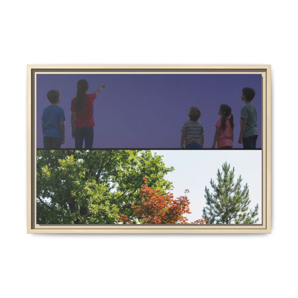 Framed Matte Canvas - Wilderness Gallery — Natural / 1.25"