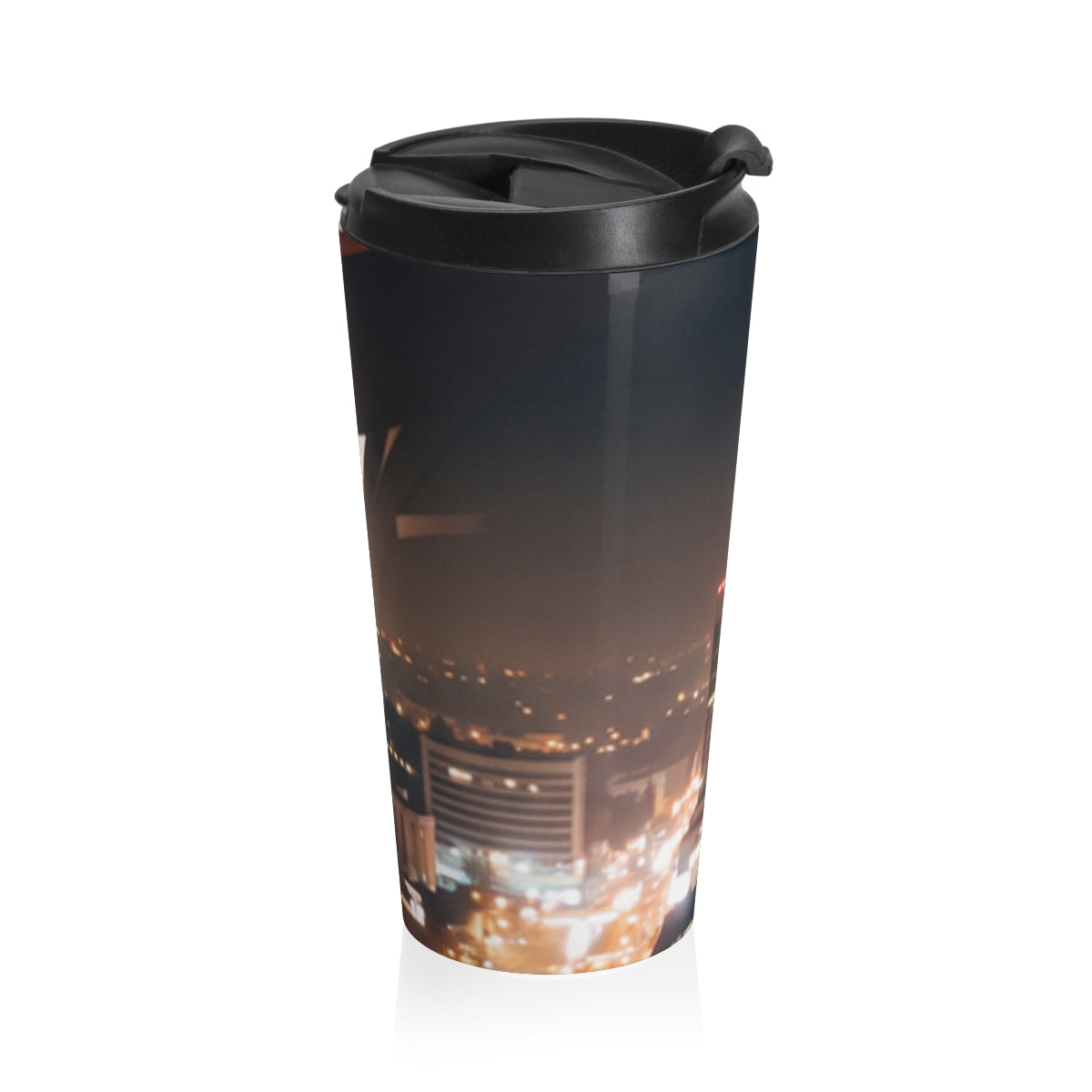 Travel Mug - Metropolitan Romance Glow | Echovira Gallery