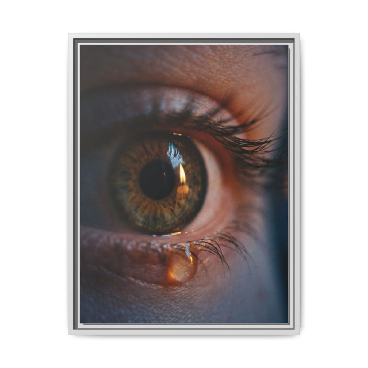 Matte Canvas, Framed - Luminous Tear