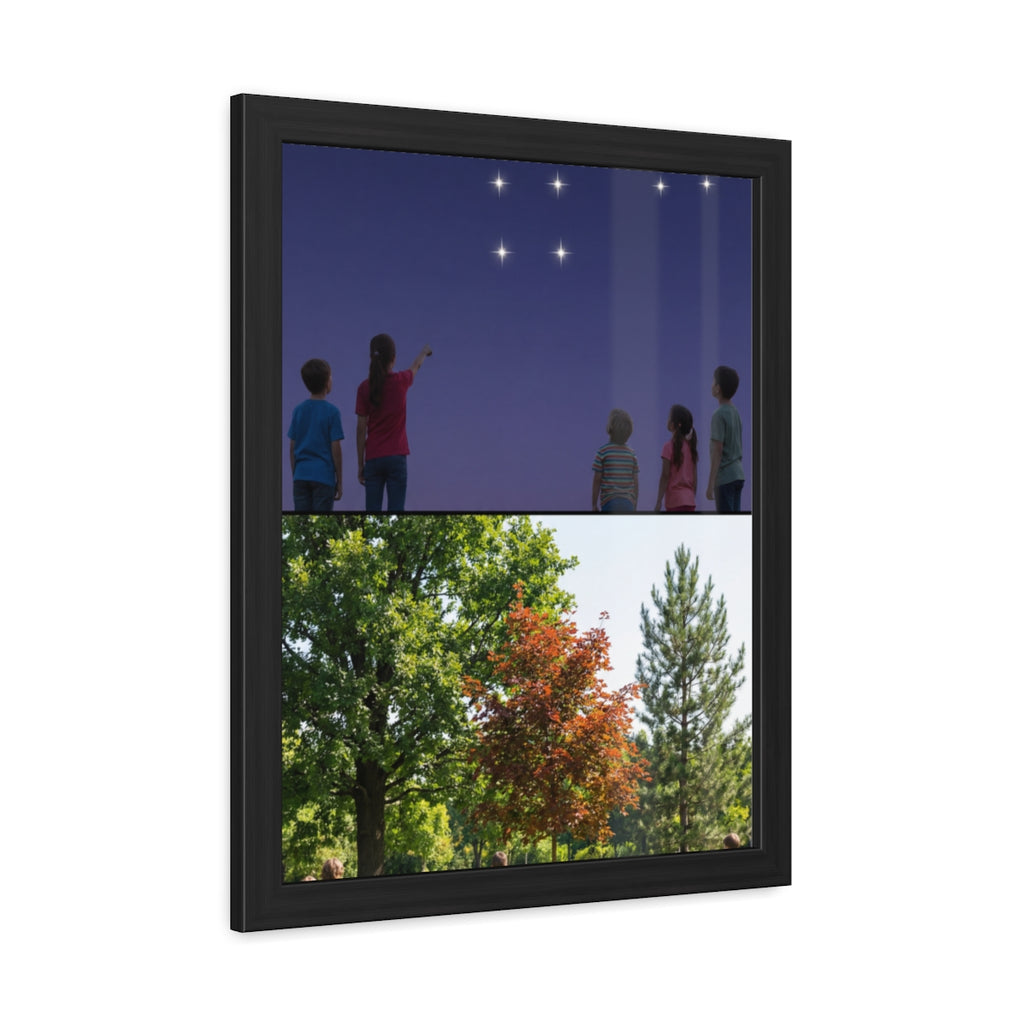 Framed Poster - Little Explorer — Portrait