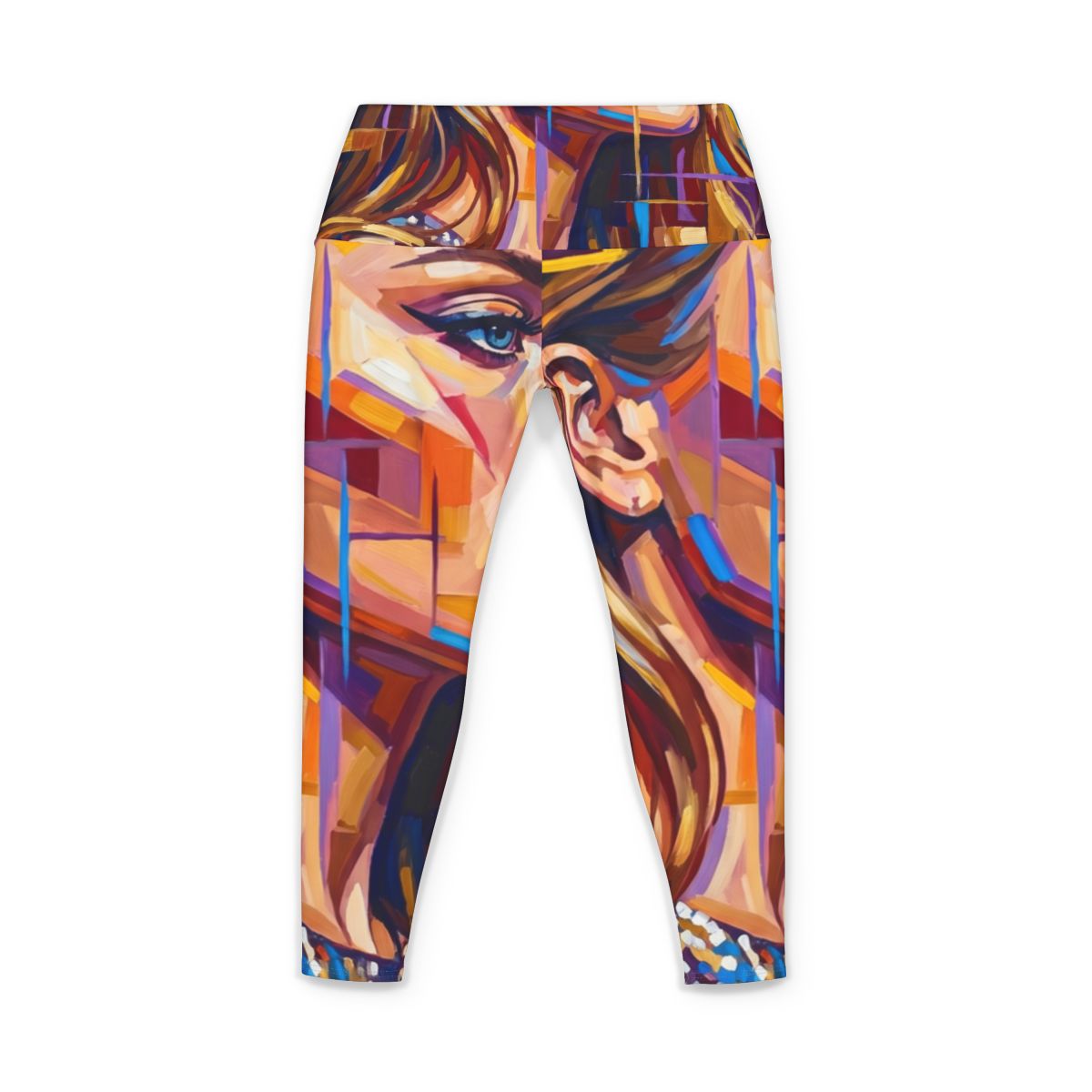 Women's Yoga Pants - Shattered Elegance | Echovira Gallery