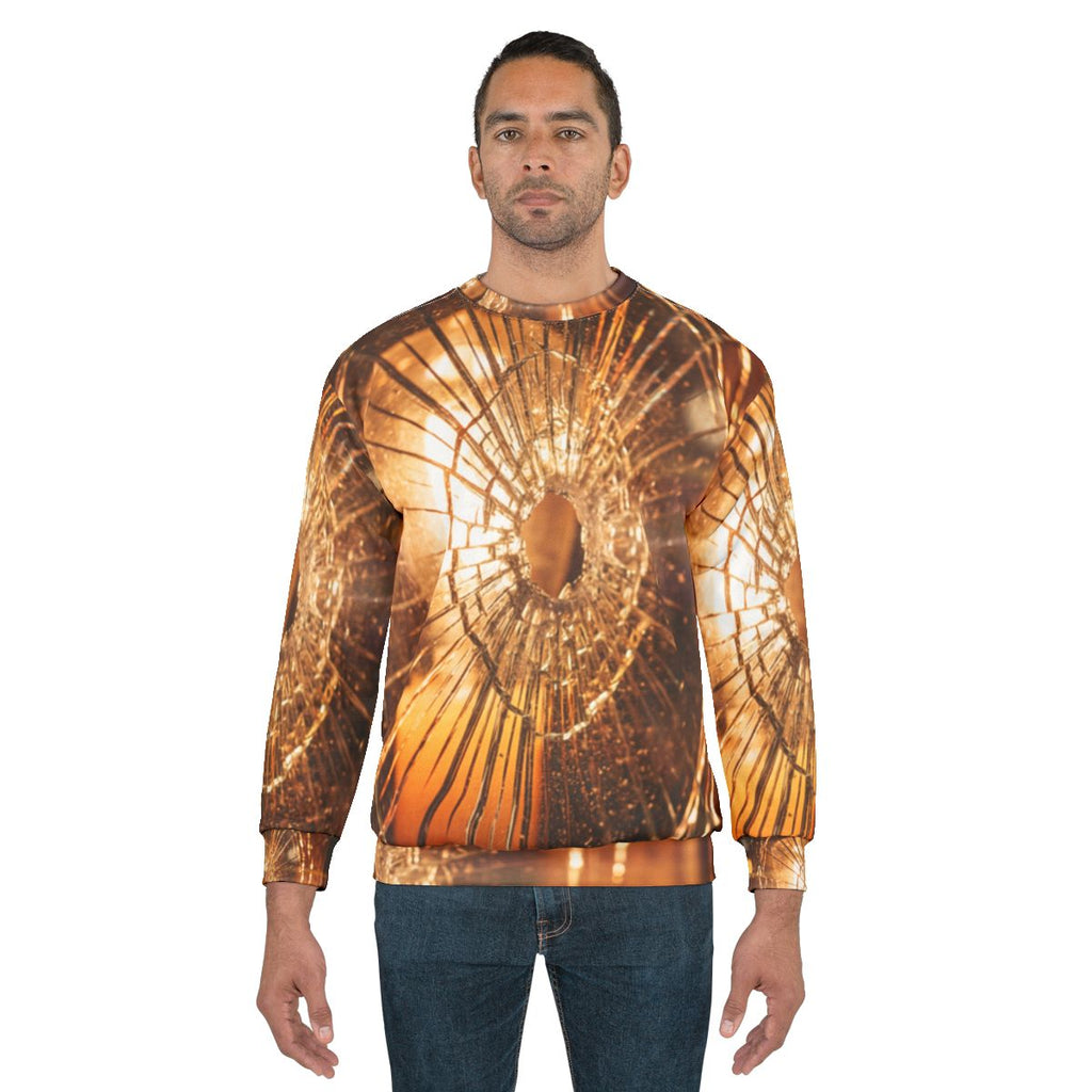 Unisex Sweatshirt - Fractured Glow | Echovira Gallery