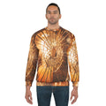 Men's Sweatshirt - Shattered Gold Cozy Pullover | Echovira...