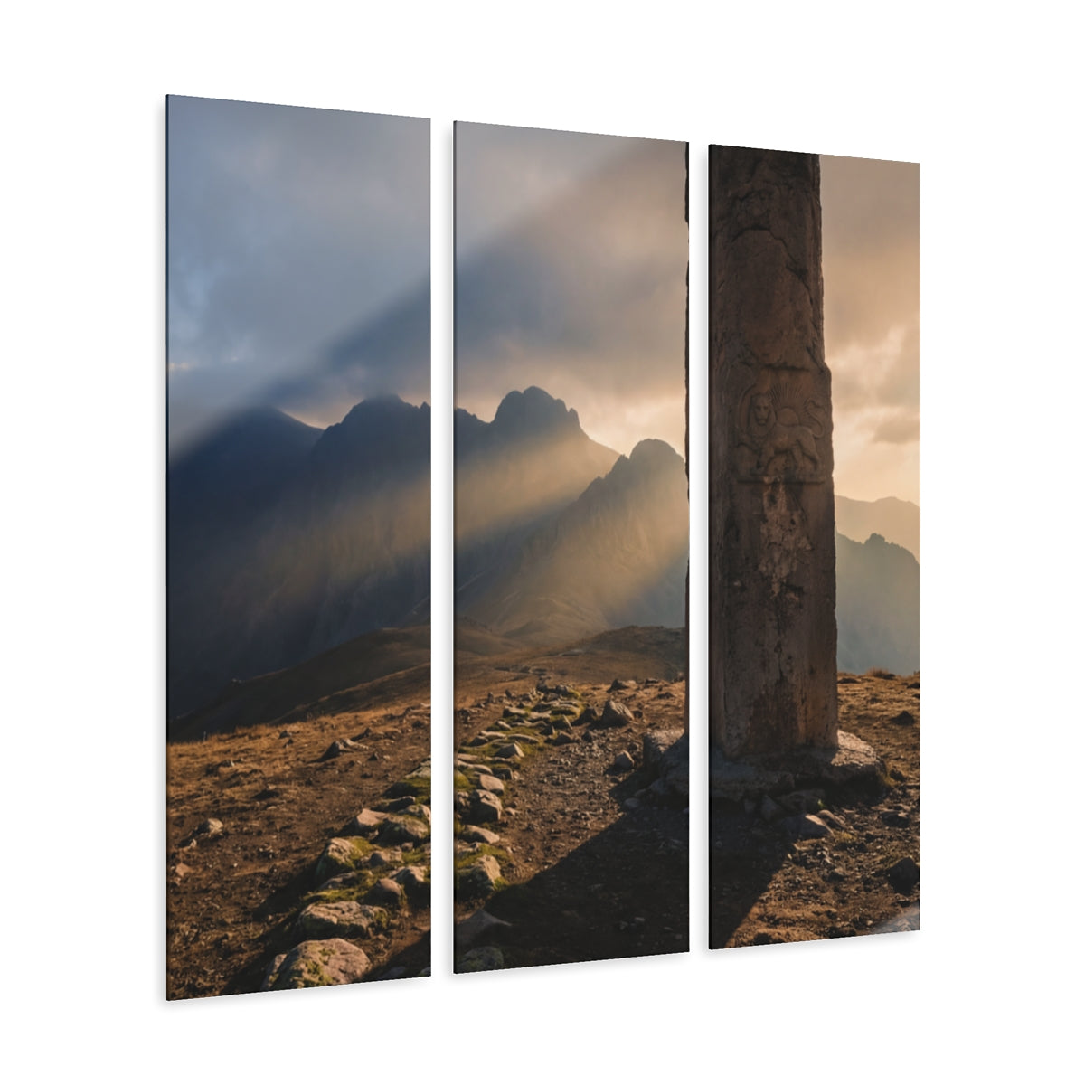 Acrylic Prints - Ancient Summit — Portrait