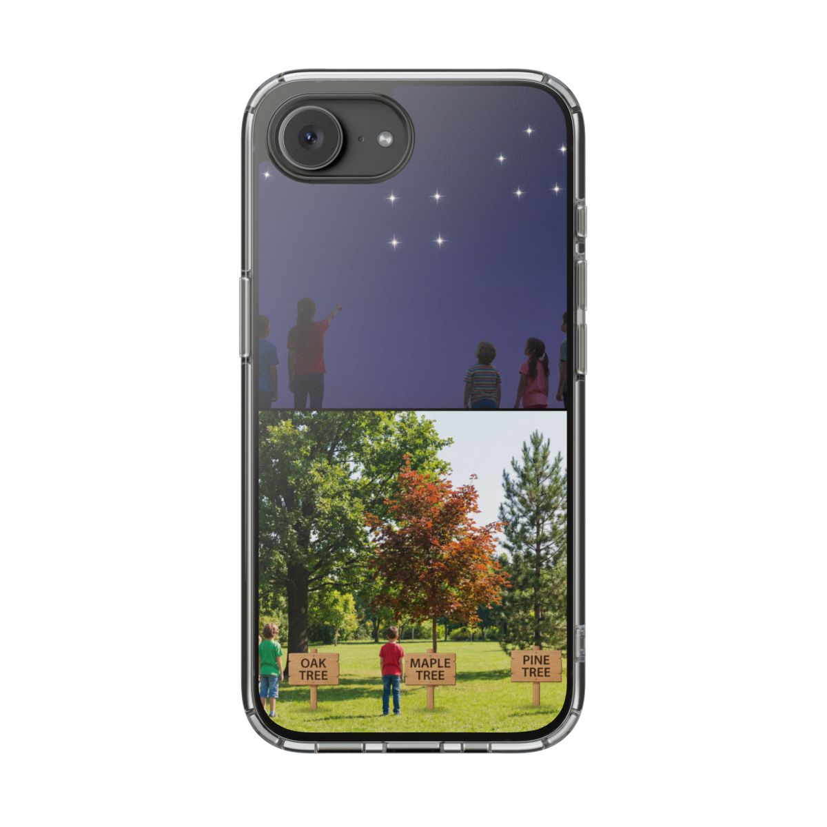 Clear Impact-Resistant Cases - Stardust & Forest Discovery |...