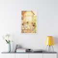 Framed Vertical Poster - Sunny Morning Loft — White (11×14...