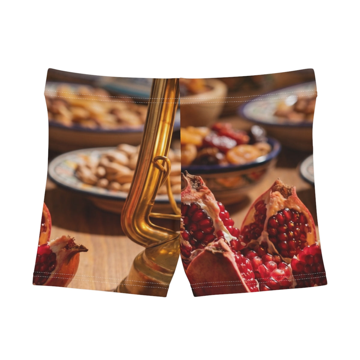 Women's Shorts - Amber Twilight Harvest | Echovira Gallery