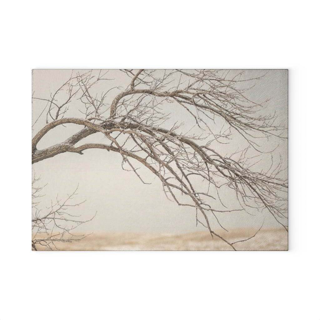 Glass Cutting Board - Hushed Landscape