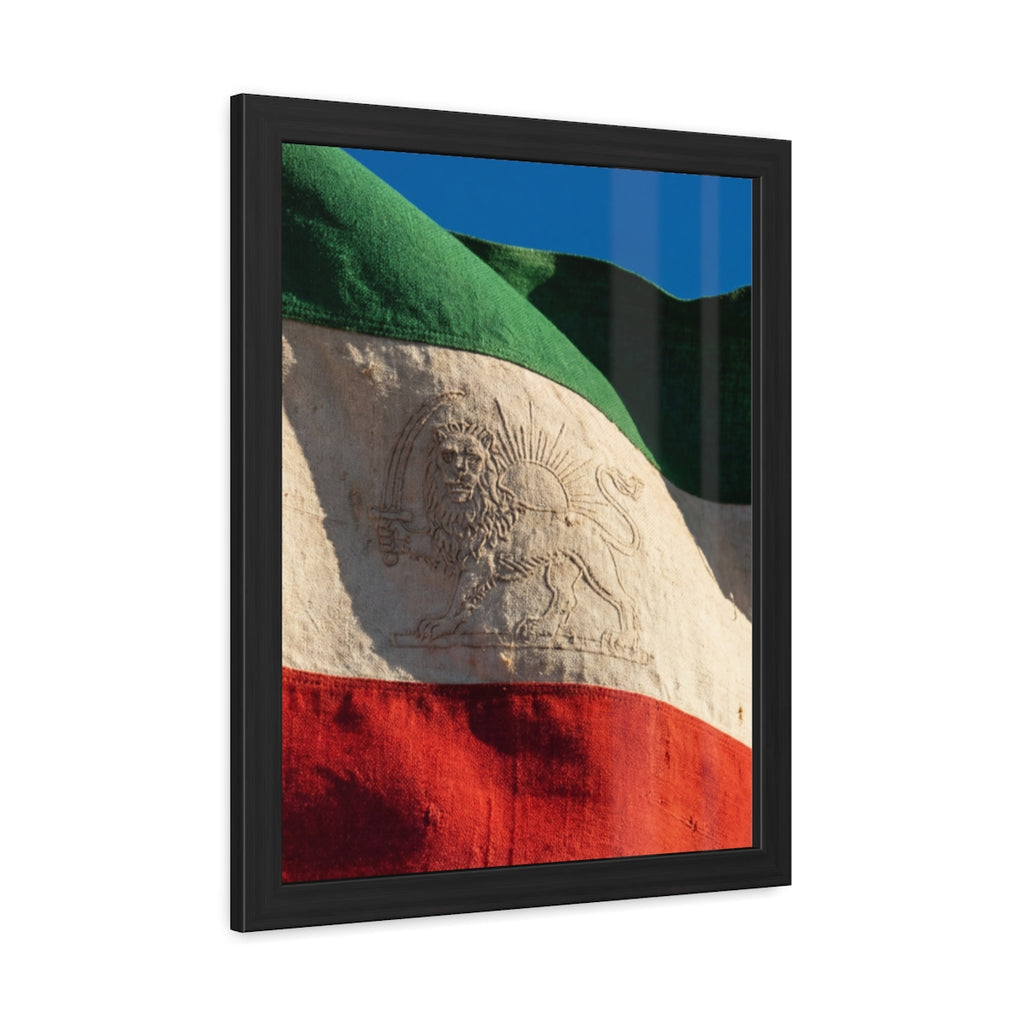Framed Wall Art - Heritage Flag — Portrait