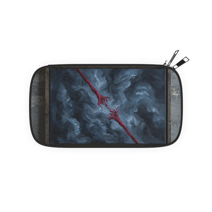 Funda para pasaporte - Tensión carmesí atmosférica