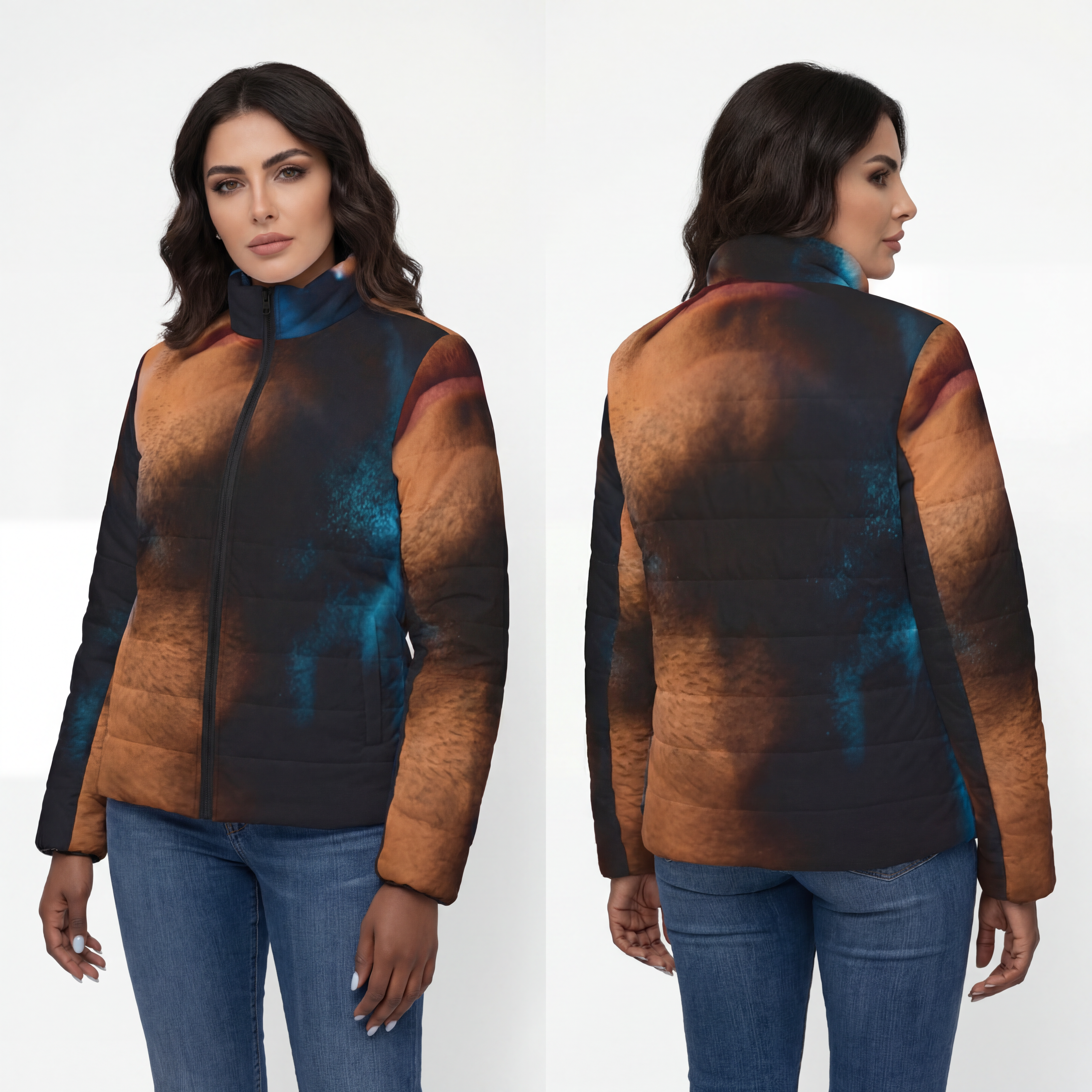Women's Puffer Jacket - Urban Glow