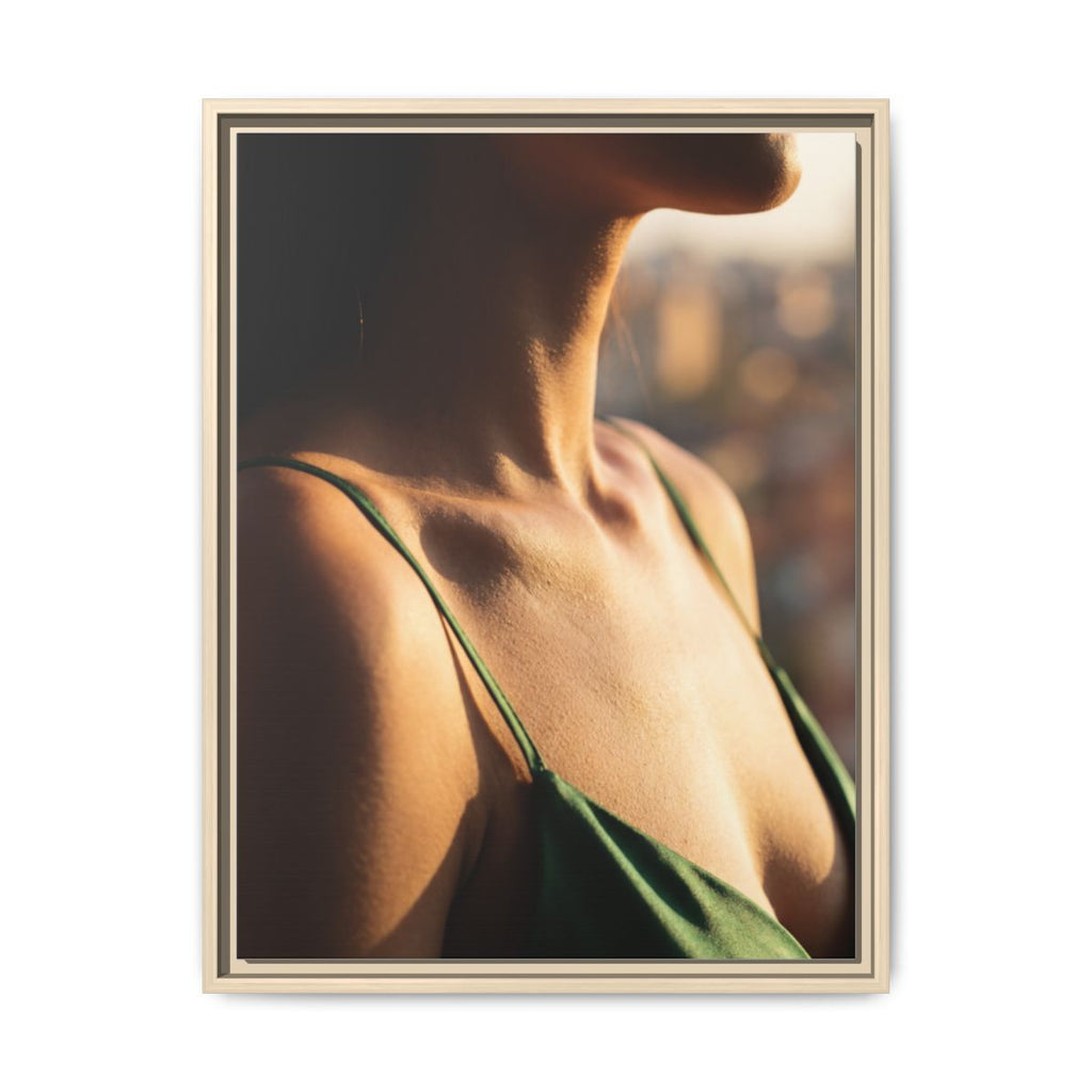 Framed Matte Canvas - Sunlit Muse