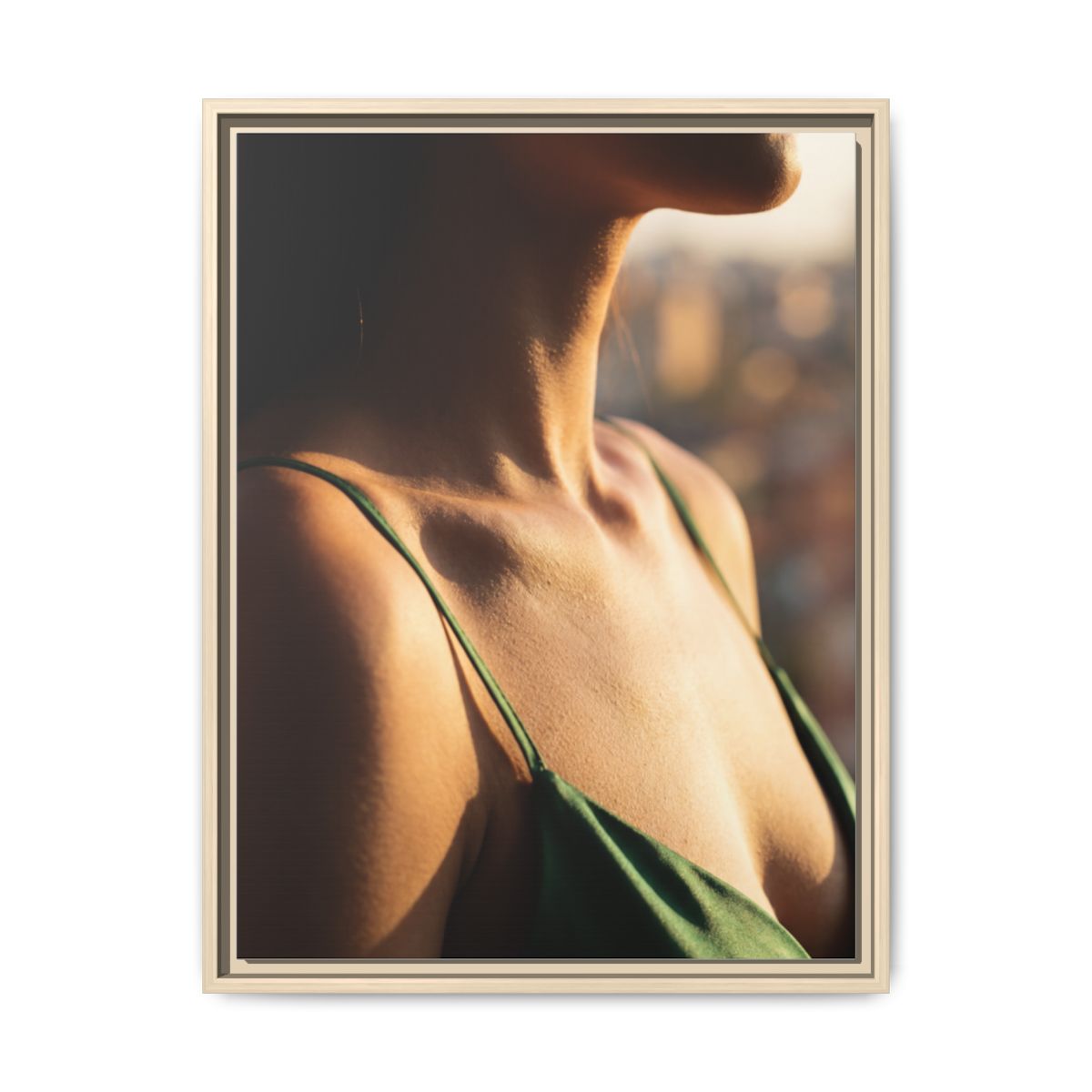 Framed Matte Canvas - Sunlit Muse
