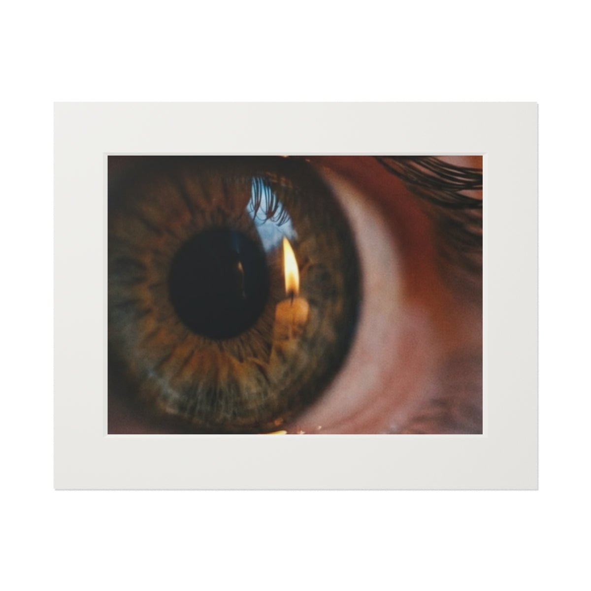 Fine Art Prints - Amber Iris Reflection Fine Art Print —......