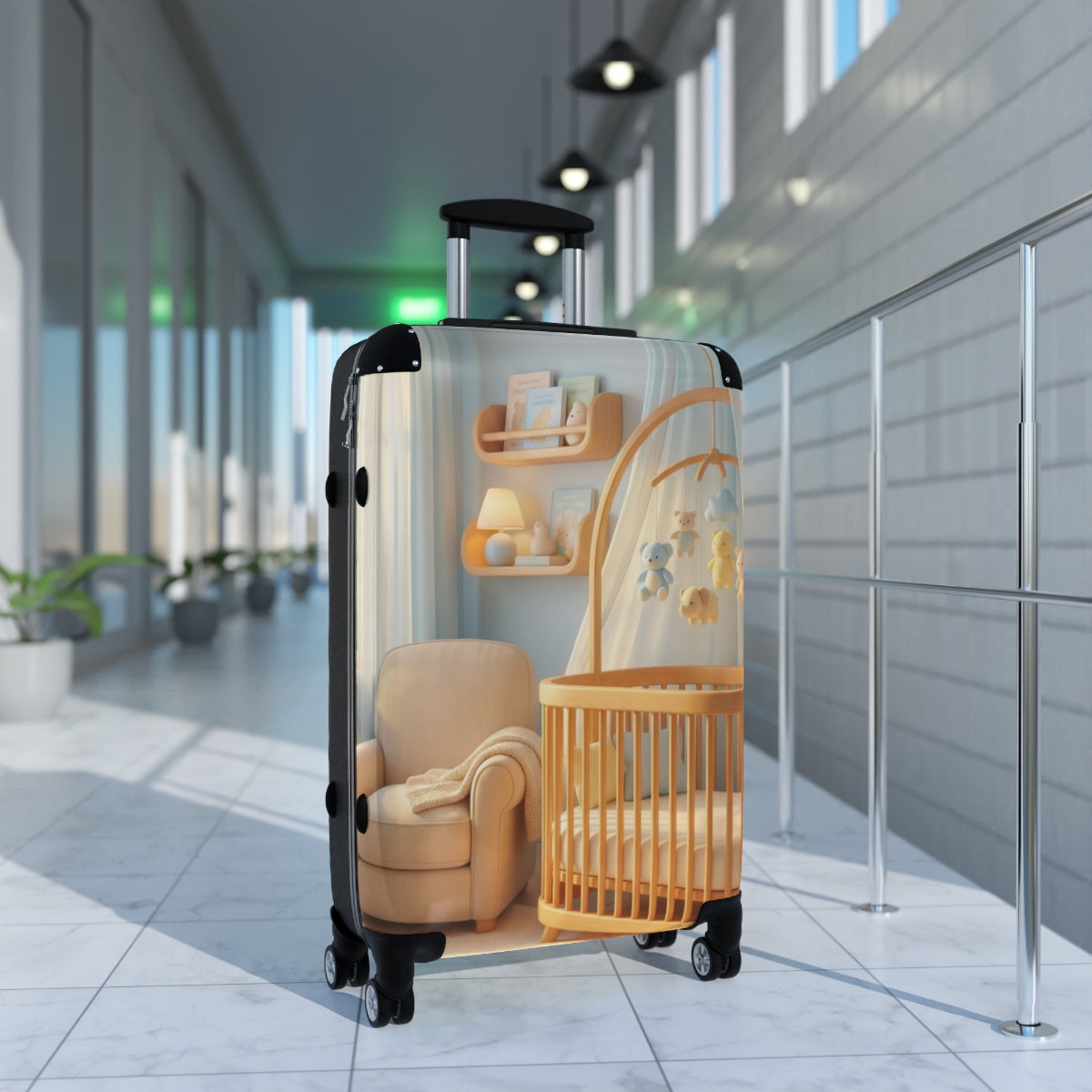 Serene Journey Suitcase - Aesthetic Travel