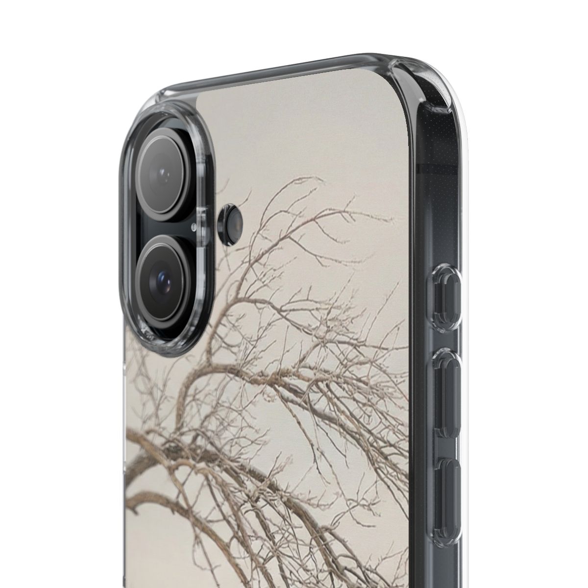 Clear Impact-Resistant Cases - Muted Winter Branches... |...