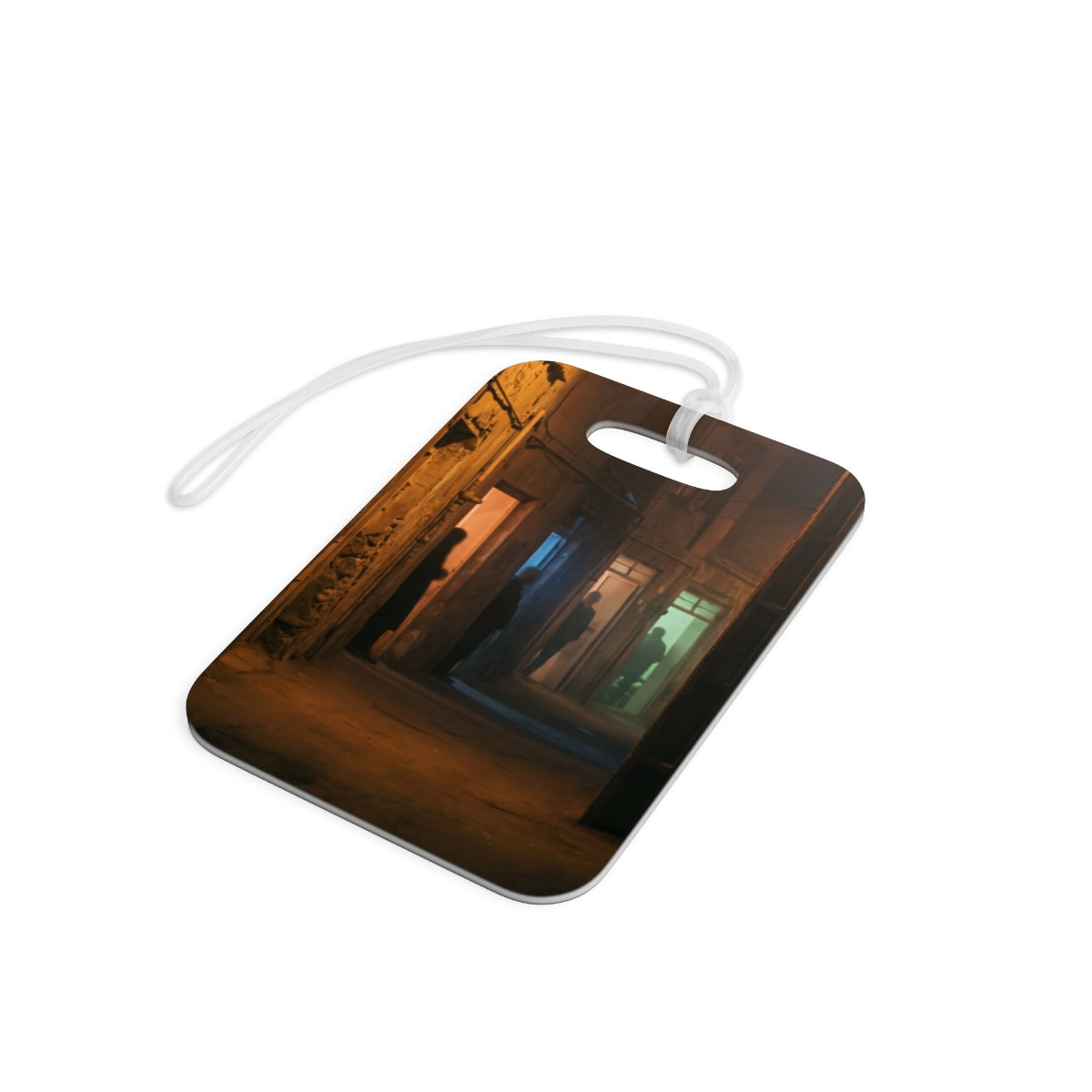Luggage Tags - Shadowed Alleyway Mystery Art Print |...