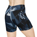 Women's Biker Shorts - Fractured Gazes Dark Academia Cubist...