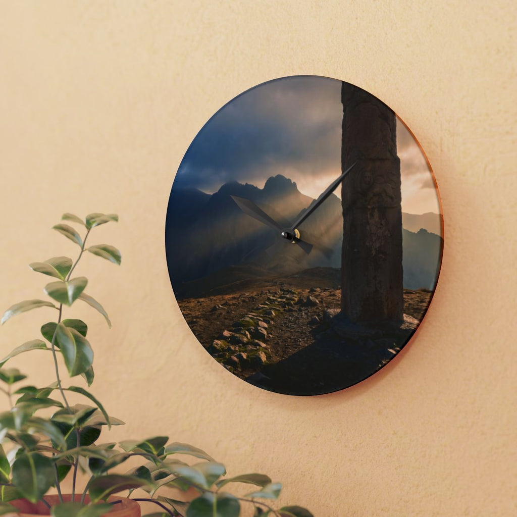Acrylic Wall Clock - Timeless Peak