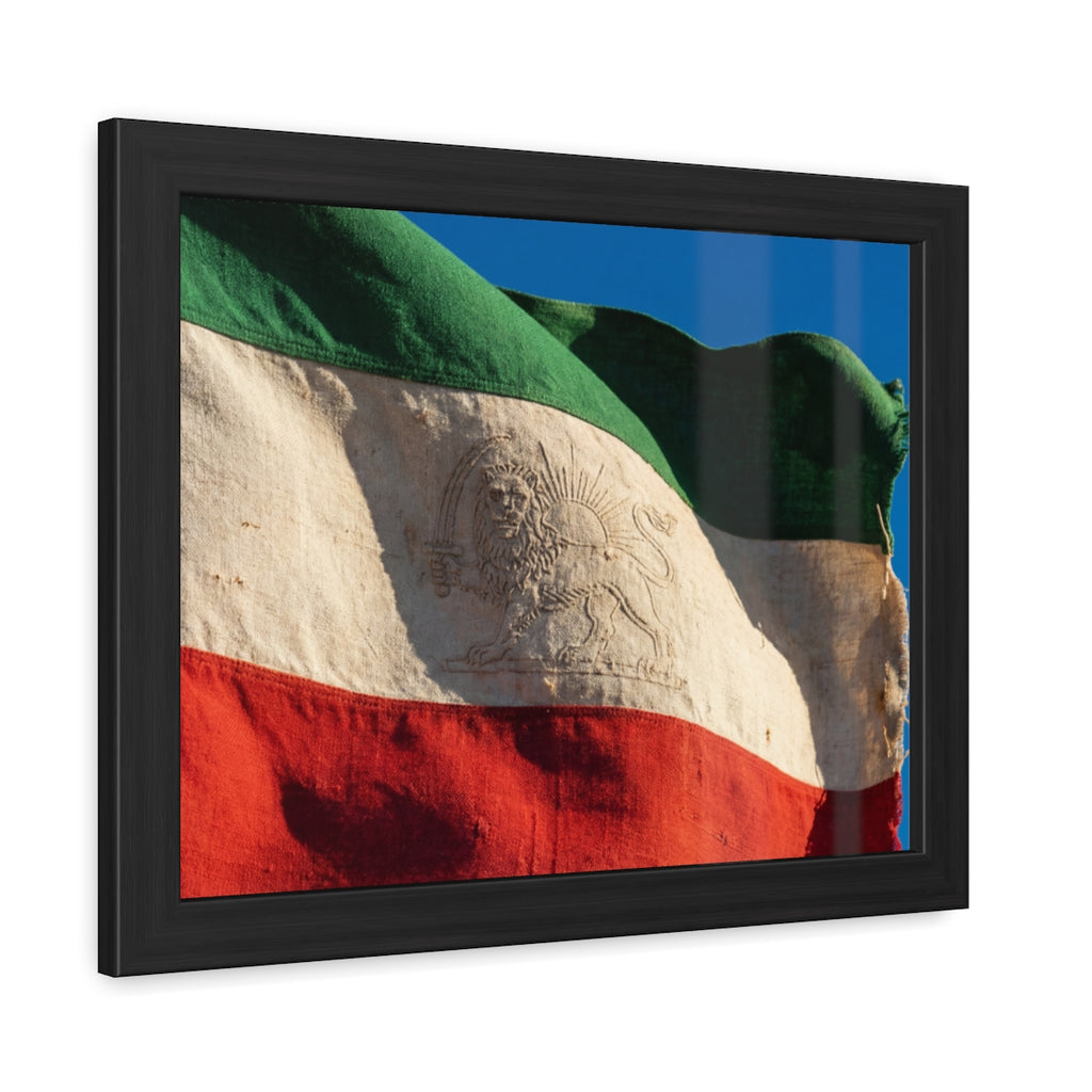 Framed Wall Art - Heritage Flag — Landscape