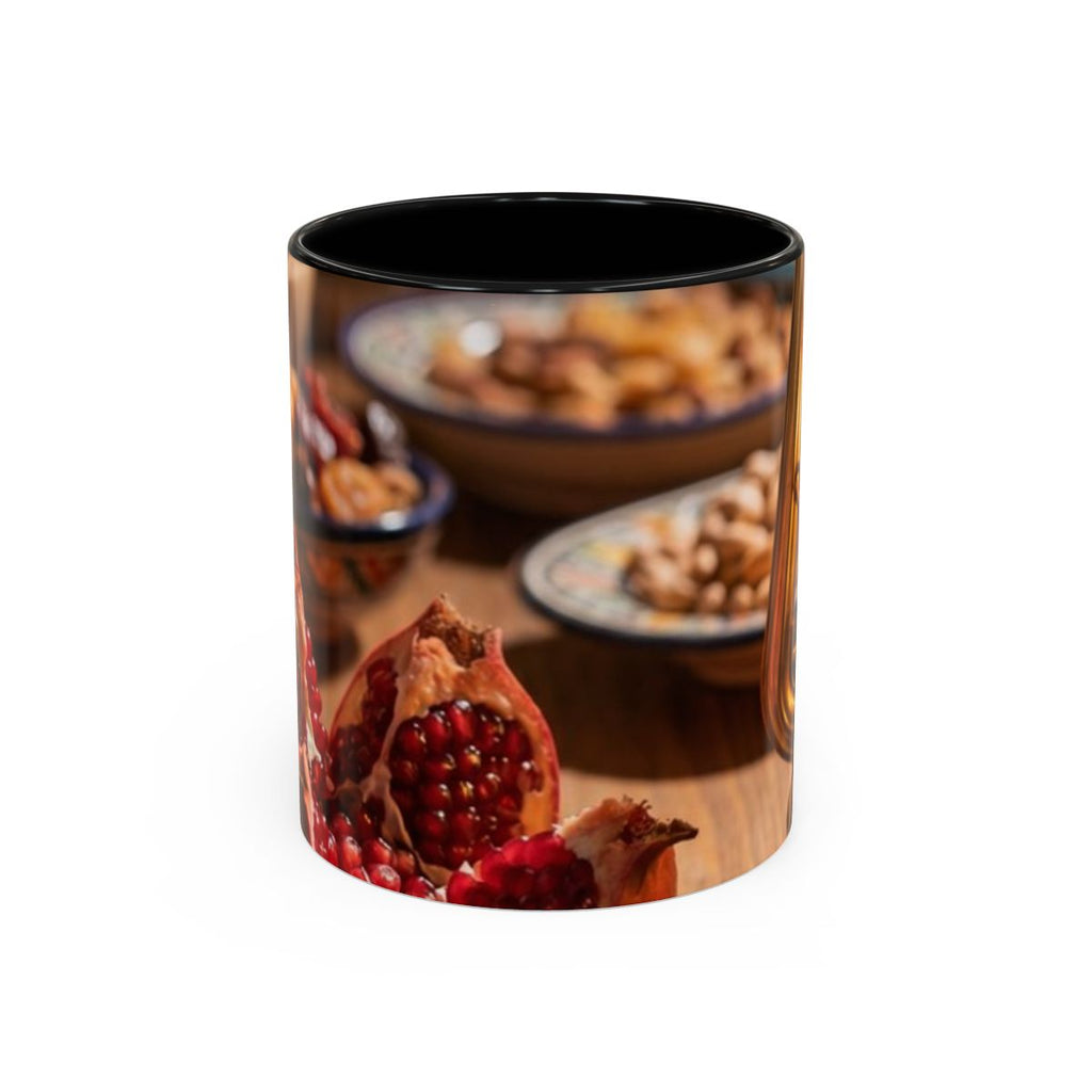 Accent Coffee Mug - Crimson Night Glow | Echovira Gallery