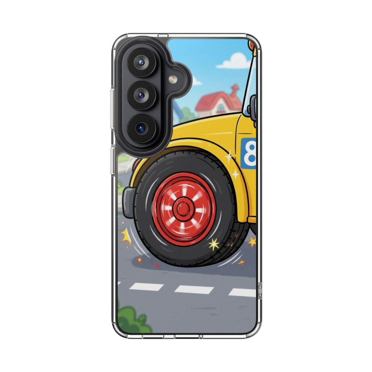 Clear Impact-Resistant Cases - Cartoon Bus | Echovira...