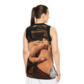Unisex Basketball Jersey - Golden Hour Devotion Hand-Holding...