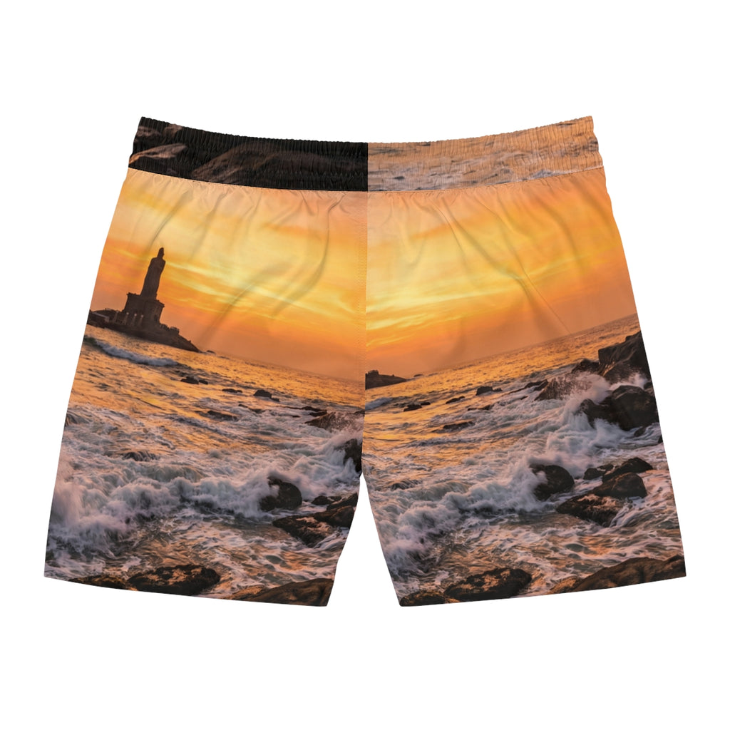 Men's Swim Shorts - Coast Sunset Waves