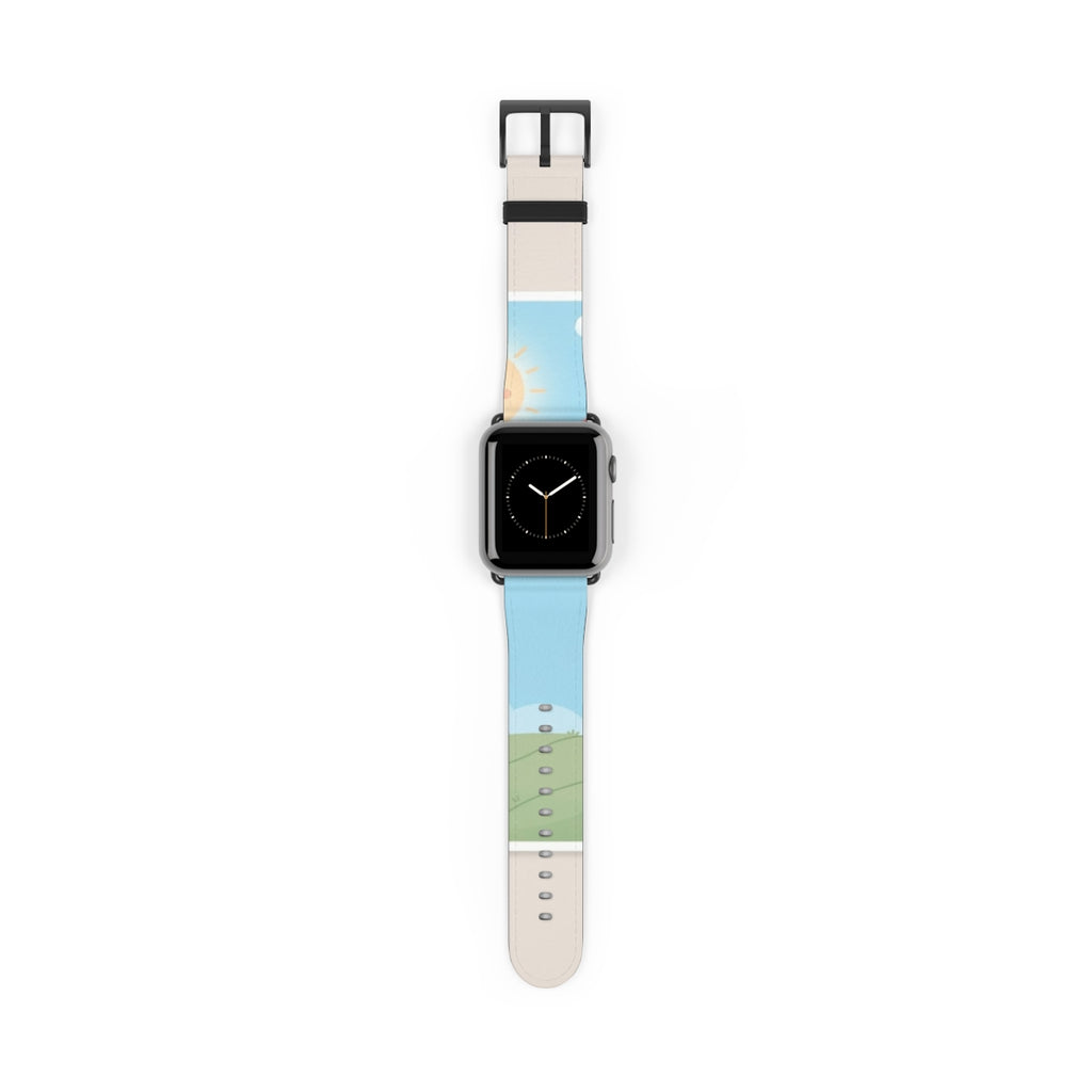 Apple Watch Band - Sunny Meadow Rainbow | Echovira Gallery