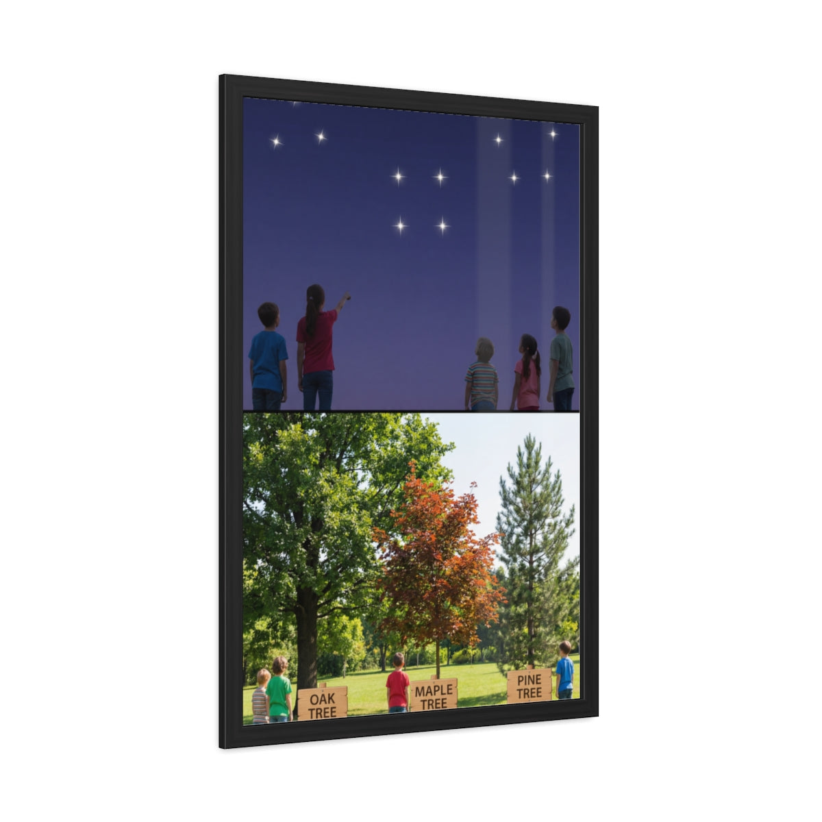 Framed Poster - Little Explorer — Portrait