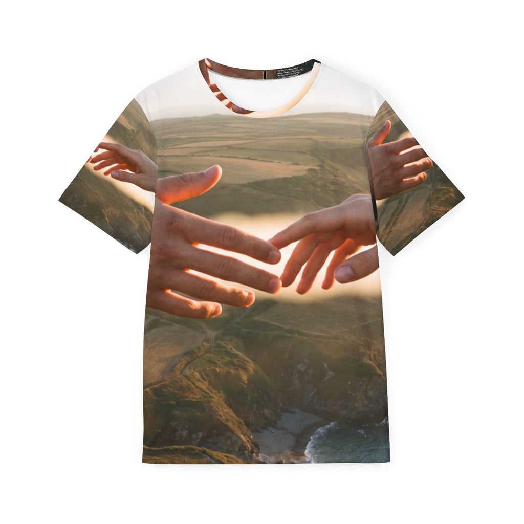 Men's Sports Jersey - The Infinite Touch | Ethereal Coastal...