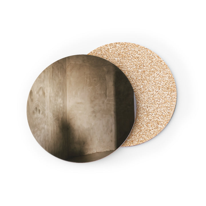 Coasters - Shadows of the Citadel moody architectural print (1 & 4 pcs)