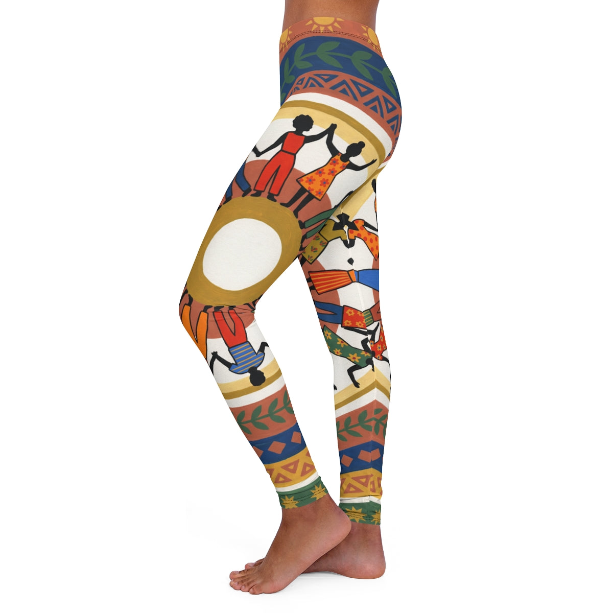 Women's Spandex Leggings - Unity Mandala Art | Echovira...
