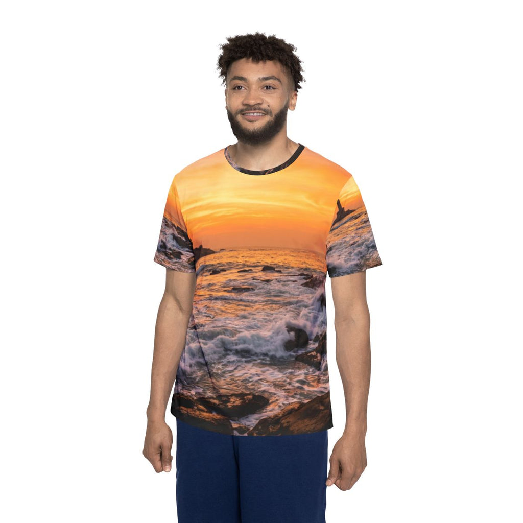 Men's Sports Jersey - Majestic Golden Dawn