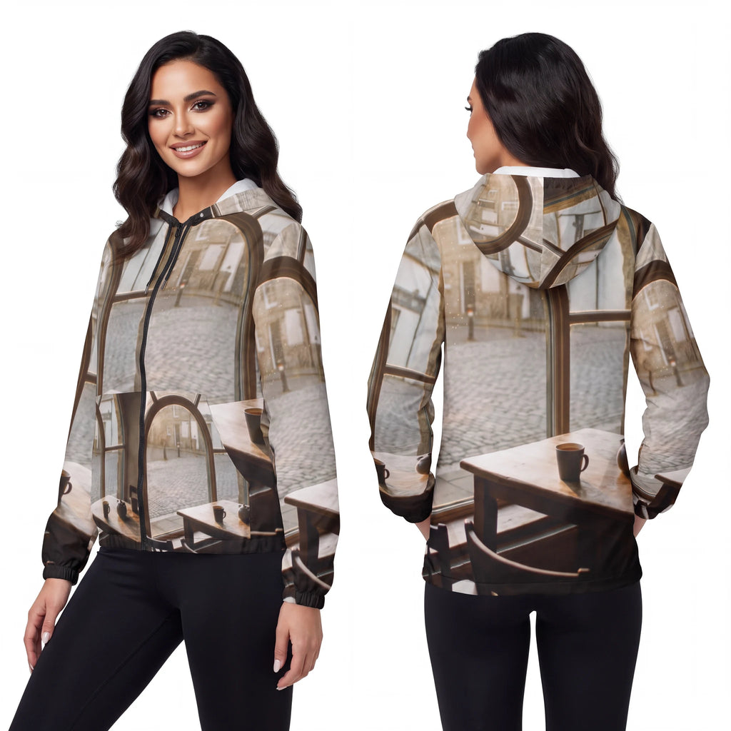 Golden Tearoom Unisex Windbreaker Jacket