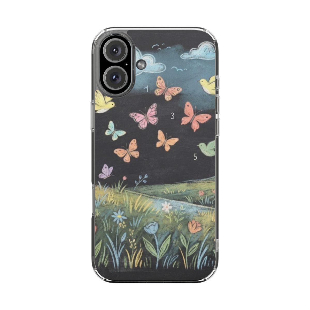 Clear Impact-Resistant Cases - Clear Phone Case - Meadow......