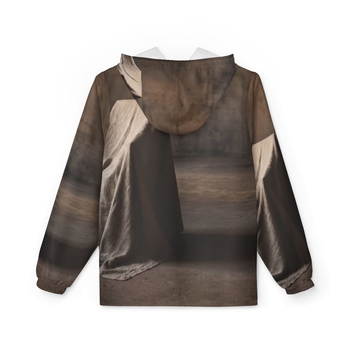 Windbreaker-Jacke – Brutalistisches Schild