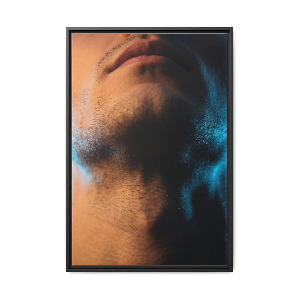 Framed Matte Canvas - Neon Noir