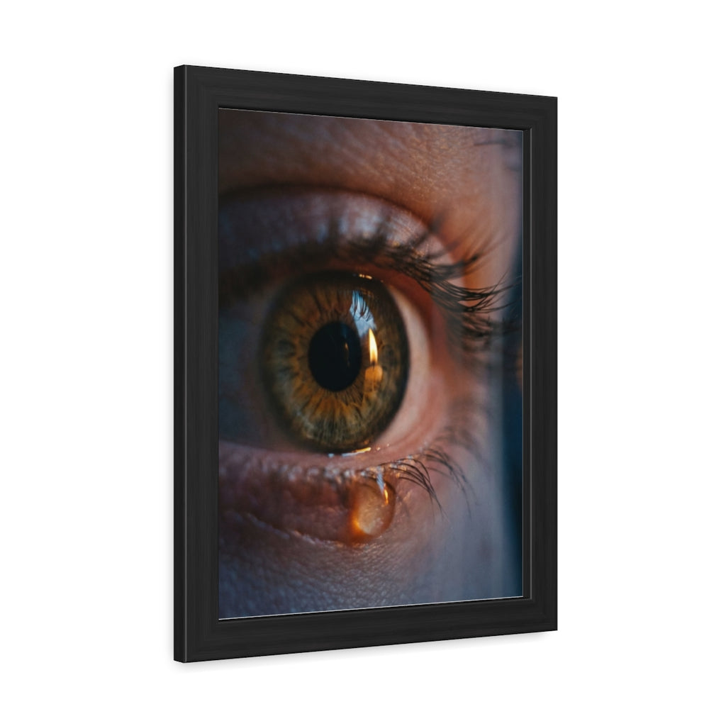 Framed Poster - Ethereal Gaze — Portrait