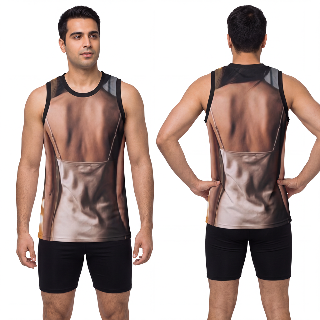 Men's Basketball Jersey - Shimmering City | Echovira Gallery