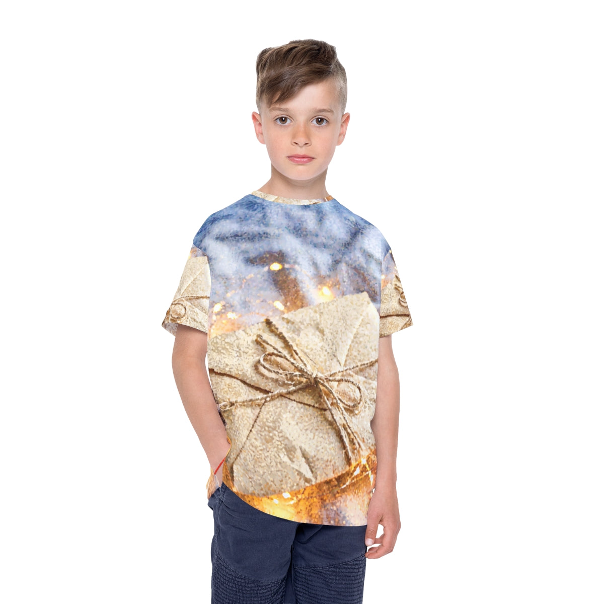 Kids Sports Jersey with Twinkle Gift Art