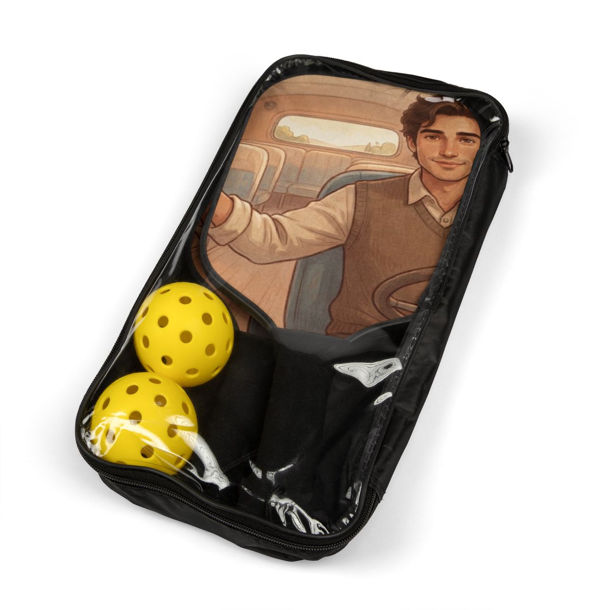 Pickleball Kit - Golden Journey Bus | Echovira Gallery