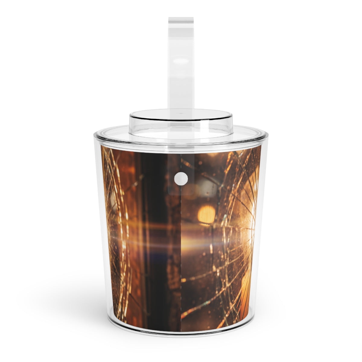 Ice Bucket with Tongs - Shattered Light