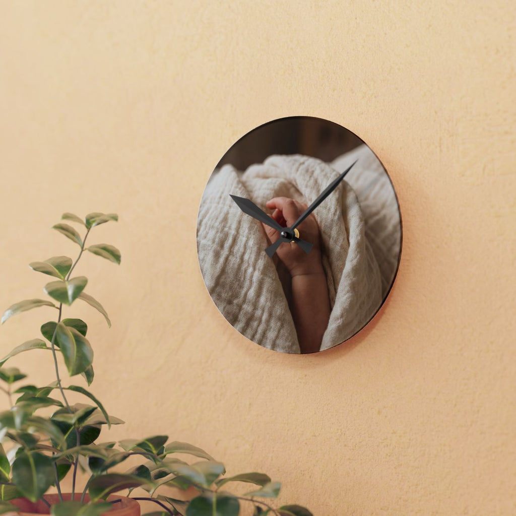 Acrylic Wall Clock - Peaceful Moments