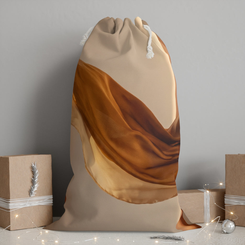 Sack - Golden Silk Radiance Art Piece | Echovira Gallery