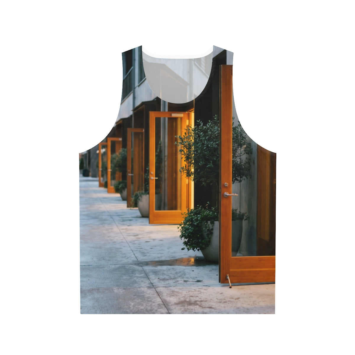 Unisex Tank Top - Twilight Promenade Urban | Echovira...