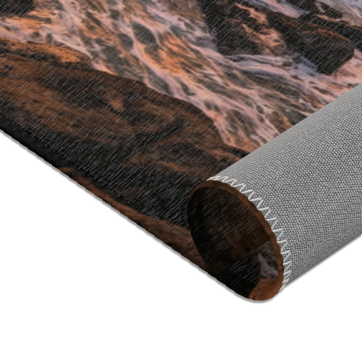 Area Rug - Mystic Sunset Coastline Glow | Echovira Gallery