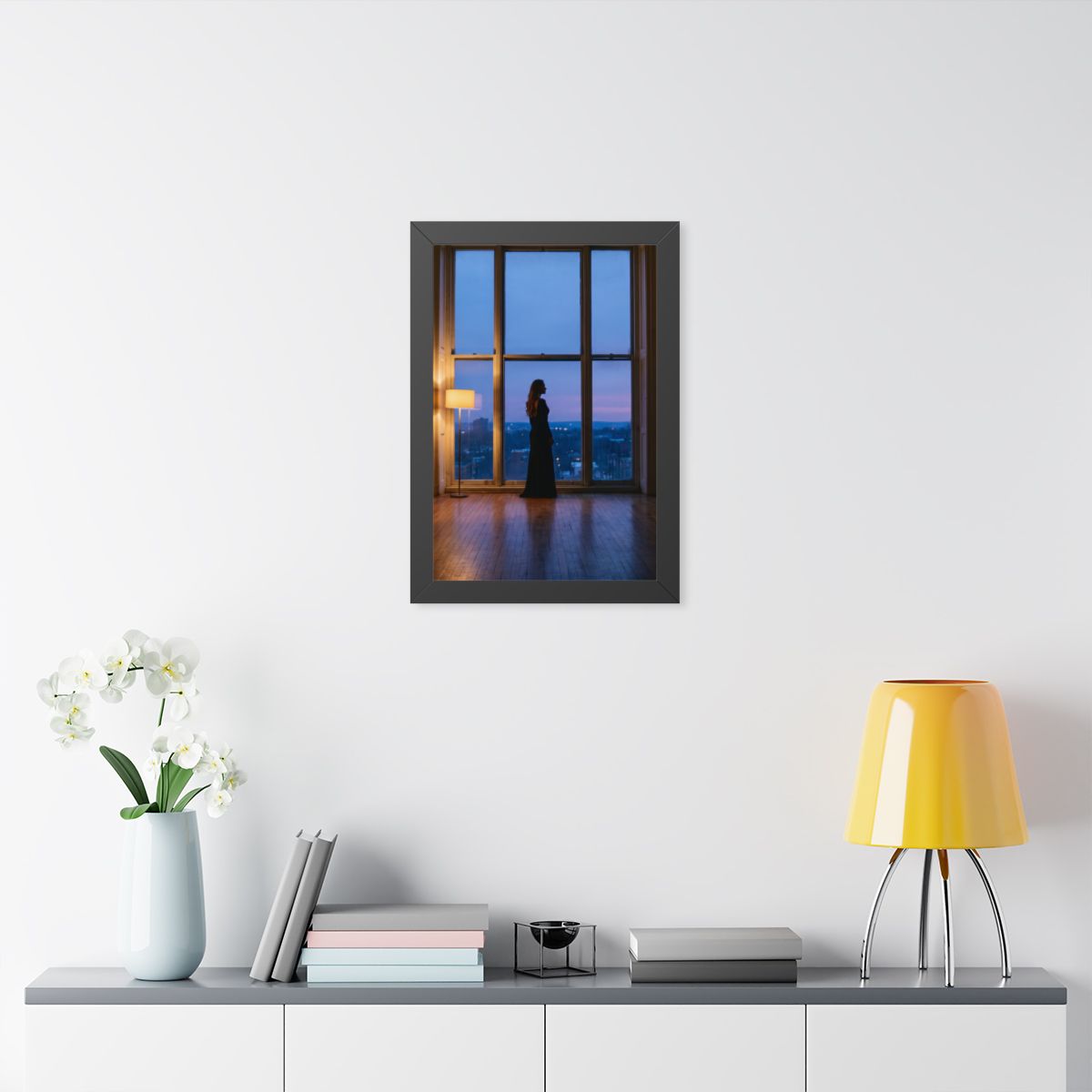 Framed Vertical Poster - Twilight Solitude — Black (11×14......