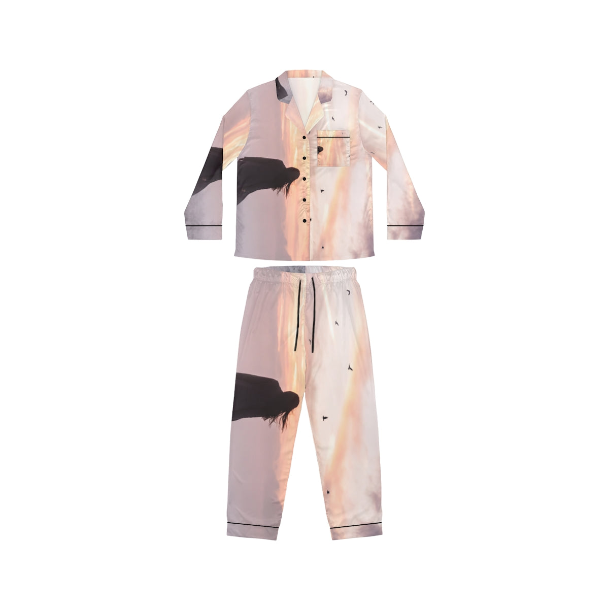Women's Satin Pajamas Frost Dawn Landscape