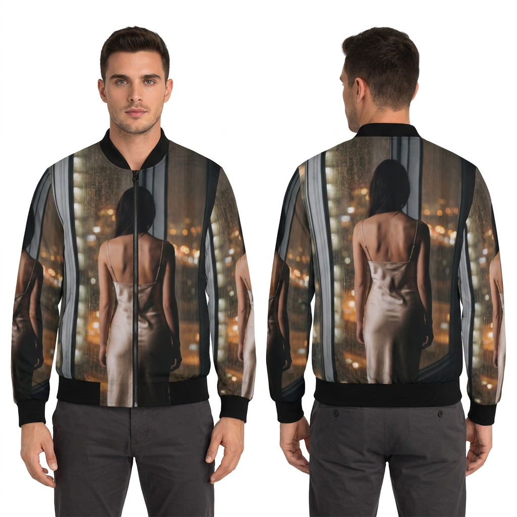 Men's Bomber Jacket - Cinematic Edge